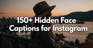 Hidden Face Captions for Instagram