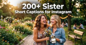 200+ Sister Short Captions for Instagram