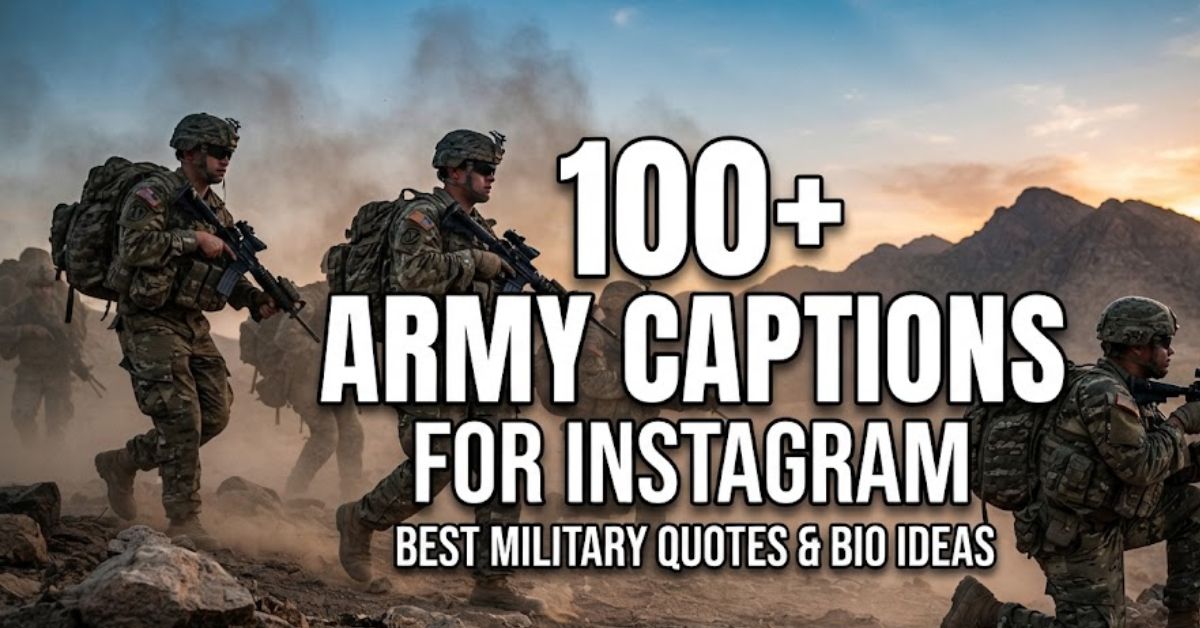 Army Captions for Instagram
