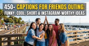 Captions for Friends Outing