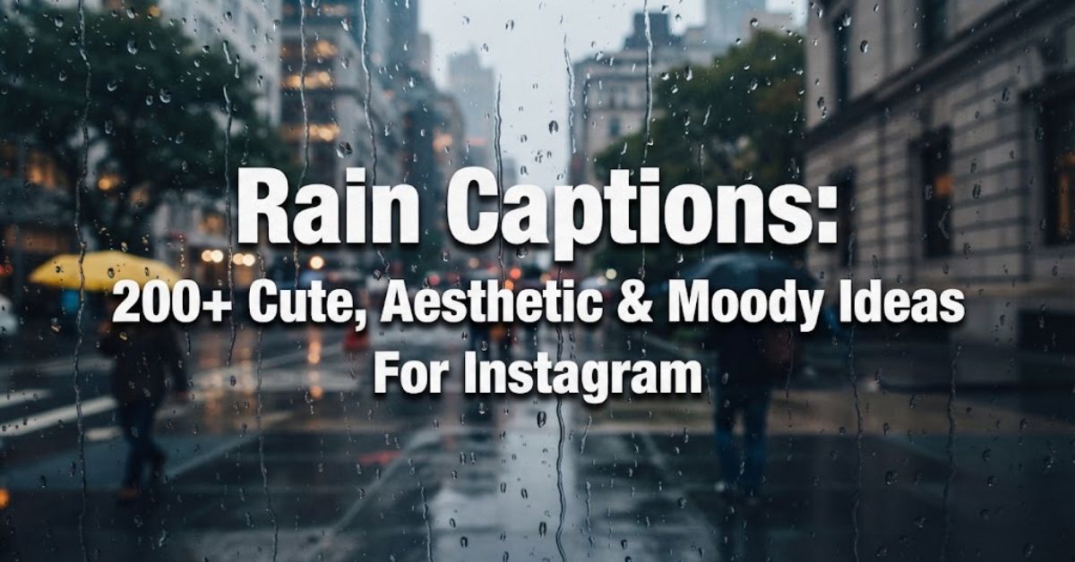 Rain Captions
