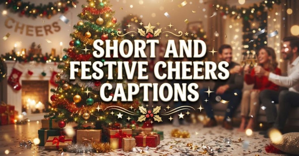 Short and Festive Cheers Captions