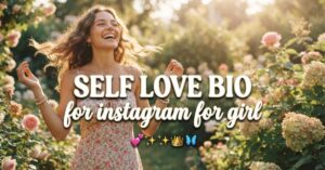 self love bio for instagram for girl
